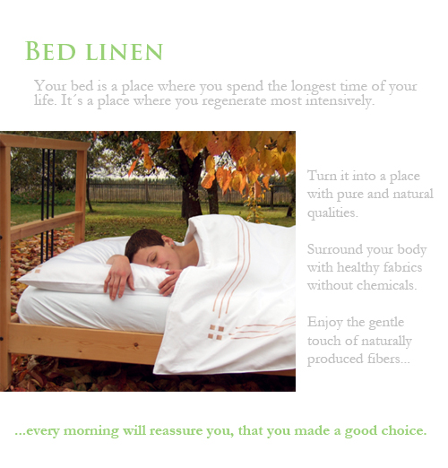 Organic bed linen - 100% organic cotton